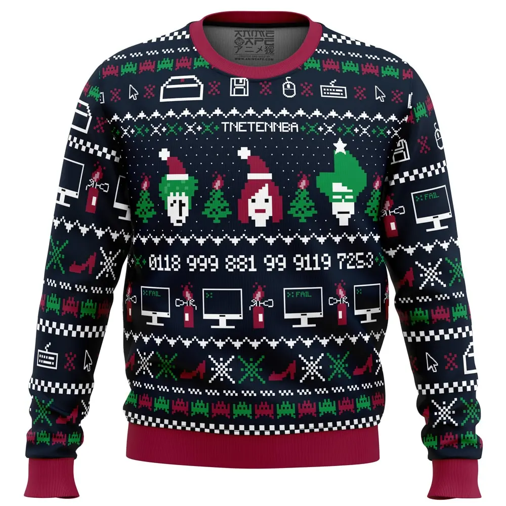 The X-Mas Crowd IT Crowd Ugly Christmas Sweater Perfect And Unique Gifts For Adults Kids On Christmas