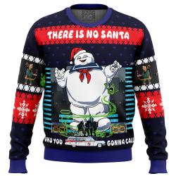 There Is No Santa Ghostbusters Ugly Christmas Sweater Perfect And Unique Gifts For Adults Kids On Christmas