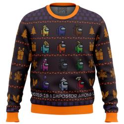 There Is One Impostor Among Us Ugly Christmas Sweater Perfect And Unique Gifts For Adults Kids On Christmas