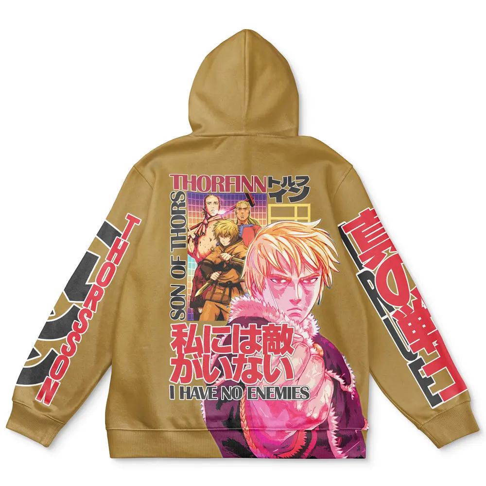 Anime Thorfinn Vinlad Saga Streetwear Hoodie Perfect And Unique Gifts For Otaku Anime Fans On Christmas