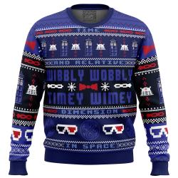 Timey Wimey Doctor Who Ugly Christmas Sweater Perfect And Unique Gifts For Adults Kids On Christmas
