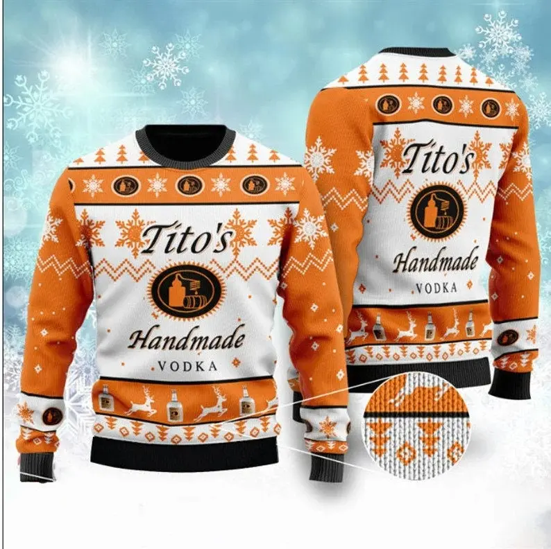 Tito's Christmas Merry Gift Tito Drink Family Sweater Perfect And Unique Gifts For Adults Kids On Christmas