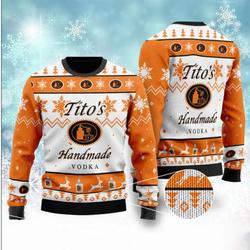 Tito's Christmas Merry Gift Tito Drink Family Sweater Perfect And Unique Gifts For Adults Kids On Christmas