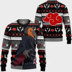 Tobi Ugly Christmas Sweater Akatsuki Custom Anime Perfect And Unique Gifts For Adults Kids On Christmas