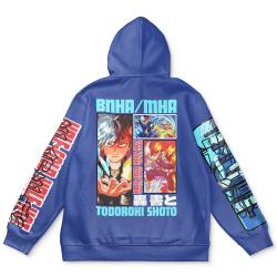 Anime Todoroki Shoto My Hero Academia Streetwear Hoodie Perfect And Unique Gifts For Otaku Anime Fans On Christmas