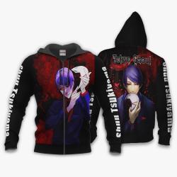 Anime Tokyo Ghoul Shuu Tsukiyama Hoodie Shirt Anime Zip Jacket Perfect And Unique Gifts For Otaku Anime Fans On Christmas