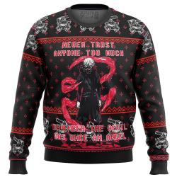 Tokyo Ghoul Trust Ugly Christmas Sweater Perfect And Unique Gifts For Adults Kids On Christmas