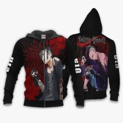 Anime Tokyo Ghoul Uta Hoodie Shirt Anime Zip Jacket Perfect And Unique Gifts For Otaku Anime Fans On Christmas