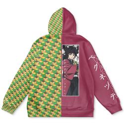 Anime Tomioka Giyu Haori Demon Slayer Streetwear Hoodie Perfect And Unique Gifts For Otaku Anime Fans On Christmas