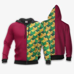 Anime Tomioka Giyuu Uniform Costume Hoodie Custom Anime Demon Slayer Perfect And Unique Gifts For Otaku Anime Fans On Christmas