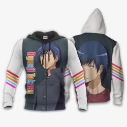 Anime Toradora Ryuuji Takasu Hoodie Shirt Anime Zip Jacket Perfect And Unique Gifts For Otaku Anime Fans On Christmas
