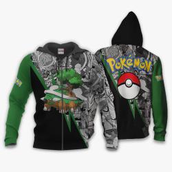 Anime Torterra Hoodie Custom Anime Pokemon Perfect And Unique Gifts For Otaku Anime Fans On Christmas