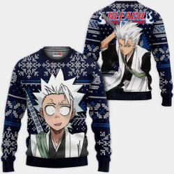 Toshiro Hitsugaya Ugly Christmas Sweater Custom Anime BL Xmas Gifts Perfect And Unique Gifts For Adults Kids On Christmas