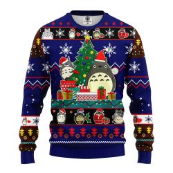 Totoro My Neighbor Christmas Sweater For Holiday Perfect And Unique Gifts For Adults Kids On Christmas