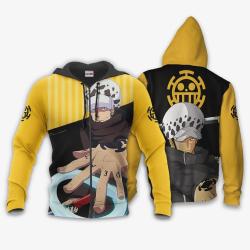 Anime Trafalgar D Water Law Hoodie Anime Shirts Perfect And Unique Gifts For Otaku Anime Fans On Christmas