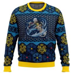Trafalgar D Water Law One Piece Ugly Christmas Sweater Perfect And Unique Gifts For Adults Kids On Christmas