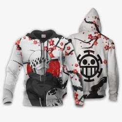 Anime Trafalgar Law Hoodie Custom Japan Style Anime Shirt Perfect And Unique Gifts For Otaku Anime Fans On Christmas