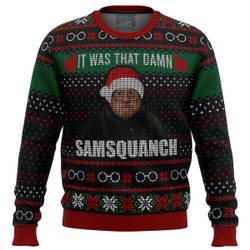 Trailer Park Boys Samsquanch Ugly Christmas Sweater Perfect And Unique Gifts For Adults Kids On Christmas