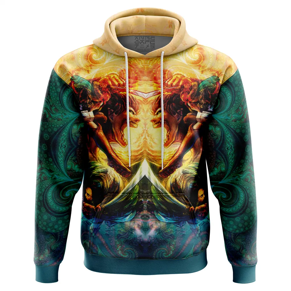 Anime Trippy Attack on Titan Hoodie Perfect And Unique Gifts For Otaku Anime Fans On Christmas