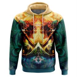 Anime Trippy Attack on Titan Hoodie Perfect And Unique Gifts For Otaku Anime Fans On Christmas