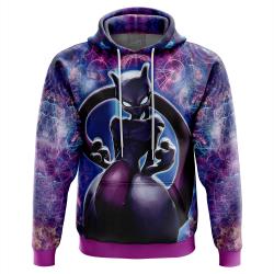 Anime Trippy Cosmic Mewtwo Pokemon Hoodie Perfect And Unique Gifts For Otaku Anime Fans On Christmas