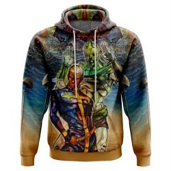 Anime Trippy Enrico Pucci C-Moon Jojo's Bizarre Adventure Hoodie Perfect And Unique Gifts For Otaku Anime Fans On Christmas