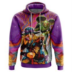 Anime Trippy Gyro Zeppeli Ball Breaker Jojo's Bizarre Adventure Hoodie Perfect And Unique Gifts For Otaku Anime Fans On Christmas