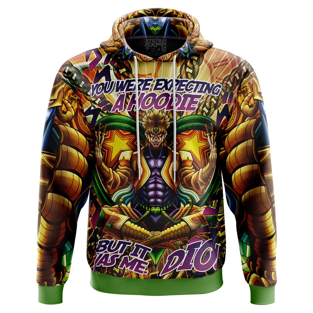 Anime Trippy Medidating Dio It Was Me JoJo's Bizarre Adventure Hoodie Perfect And Unique Gifts For Otaku Anime Fans On Christmas