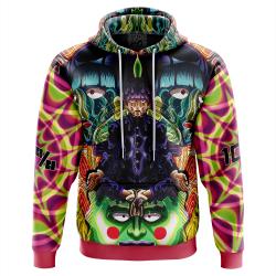 Anime Trippy Meditating Shigeo Kageyama Mob Psycho 100 Hoodie Perfect And Unique Gifts For Otaku Anime Fans On Christmas