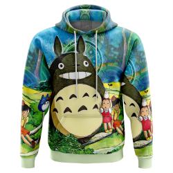 Anime Trippy My Neighbor Totoro Studio Ghibli Hoodie Perfect And Unique Gifts For Otaku Anime Fans On Christmas