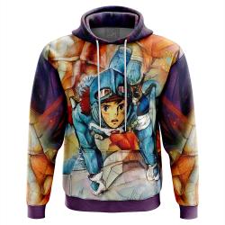 Anime Trippy Nausicaa of the Valley of the Wind Studio Ghibli Hoodie Perfect And Unique Gifts For Otaku Anime Fans On Christmas