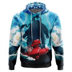 Anime Trippy Porco Rosso Studio Ghibli Hoodie Perfect And Unique Gifts For Otaku Anime Fans On Christmas
