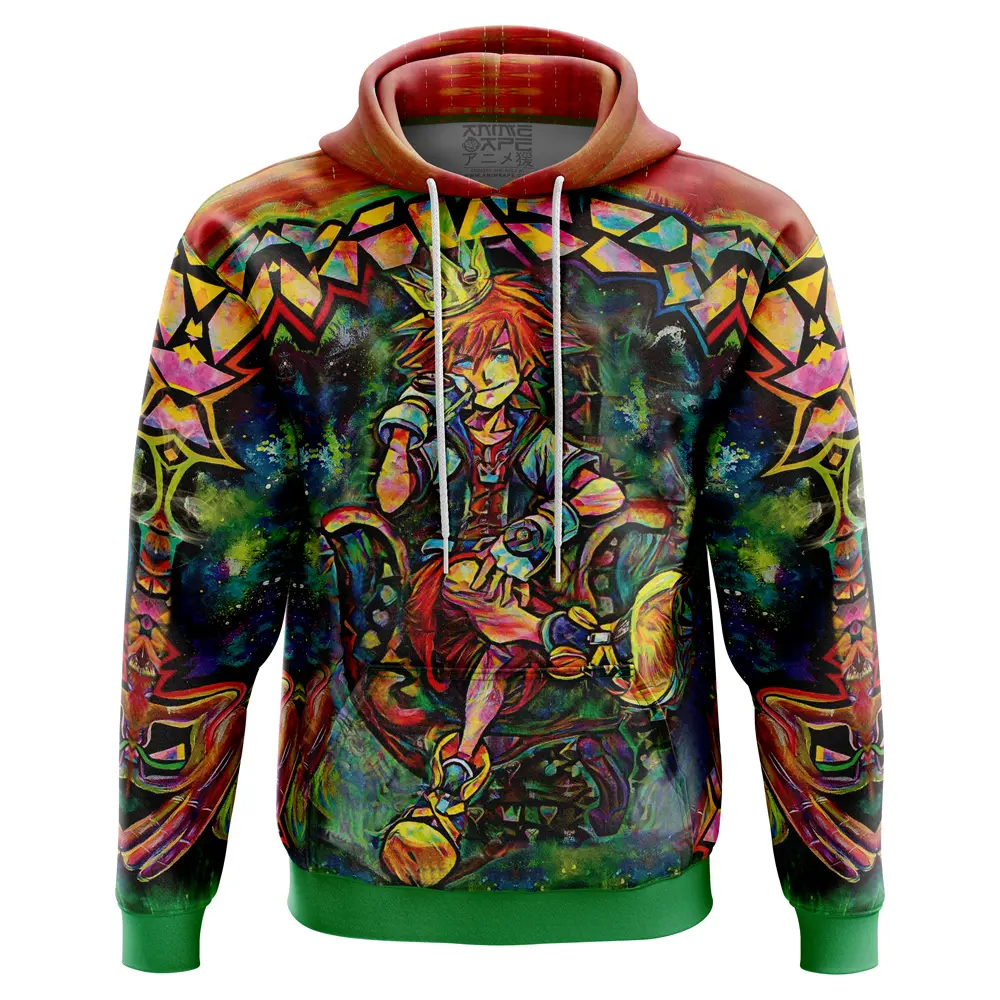 Anime Trippy Sora Kingdom Hearts Hoodie Perfect And Unique Gifts For Otaku Anime Fans On Christmas