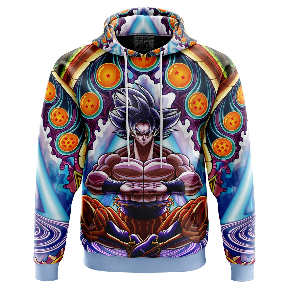 Anime Trippy Ultra Instinct Goku Dragon Ball Super Hoodie Perfect And Unique Gifts For Otaku Anime Fans On Christmas