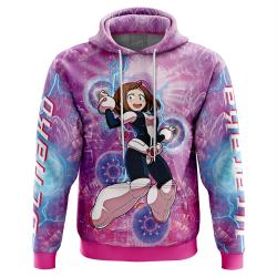 Anime Trippy Uraraka Ochako My Hero Academia Hoodie Perfect And Unique Gifts For Otaku Anime Fans On Christmas