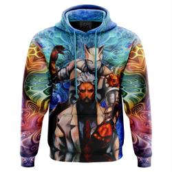 Anime Trippy Yoshikage Kira Deadly Queen Jojo's Bizarre Adventure Hoodie Perfect And Unique Gifts For Otaku On Christmas