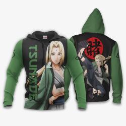 Anime Tsunade Hoodie Shirt Anime Zip Jacket Perfect And Unique Gifts For Otaku Anime Fans On Christmas