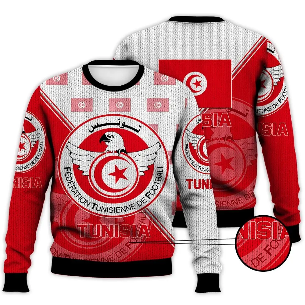 Tunisia National Soccer Team Qatar World Cup 2022 Champions Ugly Sweaters Perfect And Unique Gifts For Adults Kids On Christmas