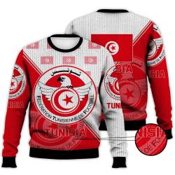 Tunisia National Soccer Team Qatar World Cup 2022 Champions Ugly Sweaters Perfect And Unique Gifts For Adults Kids On Christmas