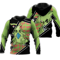 Anime Tyranitar Zip Hoodie Costume Shirt Fan Gift Idea Perfect And Unique Gifts For Otaku Anime Fans On Christmas