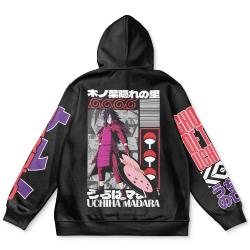Anime Uchiha Madara Naruto Streetwear Hoodie Perfect And Unique Gifts For Otaku Anime Fans On Christmas