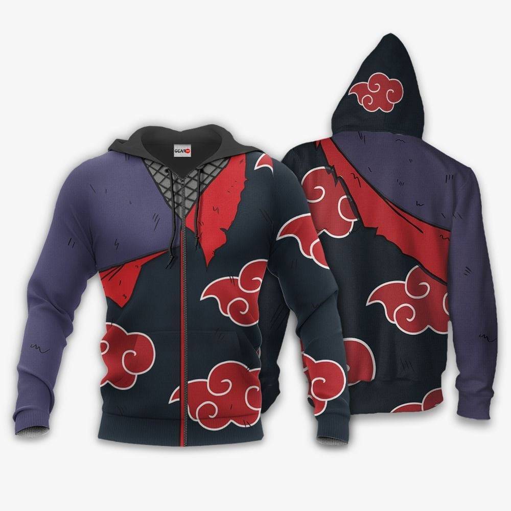 Anime Uchiha Sasuke Akatsuki Shirt Fighting Anime Hoodie Jacket Perfect And Unique Gifts For Otaku Anime Fans On Christmas