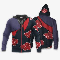 Anime Uchiha Sasuke Akatsuki Shirt Fighting Anime Hoodie Jacket Perfect And Unique Gifts For Otaku Anime Fans On Christmas