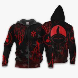 Anime Uchiha Sasuke Hoodie Custom Symbols Anime Perfect And Unique Gifts For Otaku Anime Fans On Christmas