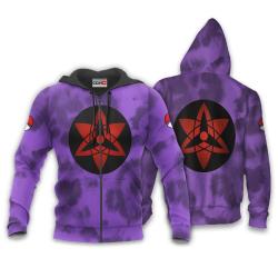 Anime Uchiha Sasuke Sharingan Mangekyo Eyes Hoodie Custom Anime Merch Perfect And Unique Gifts For Otaku Anime Fans On Christmas