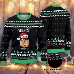 Ugly Christmas Sweater Notorious BIG Wonder Why Perfect And Unique Gifts For Adults Kids On Christmas