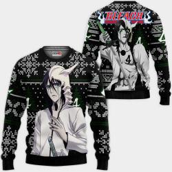 Ulquiorra Schiffer Ugly Christmas Sweater Custom Anime BL Xmas Gifts Perfect And Unique Gifts For Adults Kids On Christmas