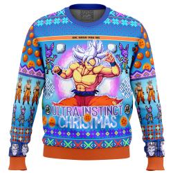 Ultra Instinct Goku Dragon Ball Super Ugly Christmas Sweater Perfect And Unique Gifts For Adults Kids On Christmas
