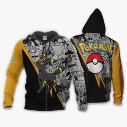 Anime Umbreon Hoodie Custom Anime Mix Manga Perfect And Unique Gifts For Otaku Anime Fans On Christmas