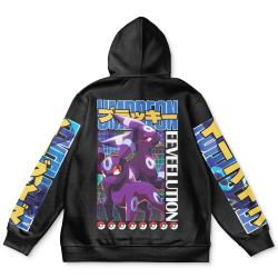 Anime Umbreon V3 Pokemon Streetwear Hoodie Perfect And Unique Gifts For Otaku Anime Fans On Christmas